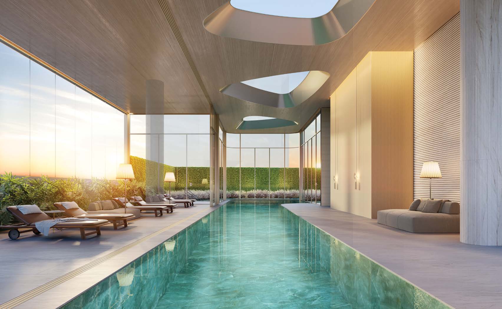 Indoor Swimming Pool do EPIC Jardim Europa no 8º pavimento